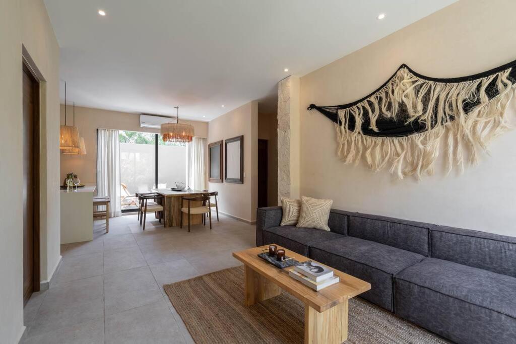 Ferienwohnung Departamento Boho Chic, Alberca Privada , Centrico Tulum Exterior foto