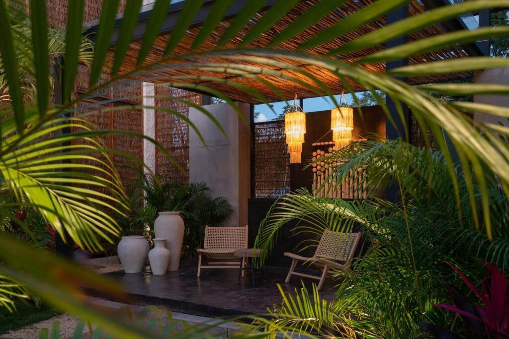 Ferienwohnung Departamento Boho Chic, Alberca Privada , Centrico Tulum Exterior foto
