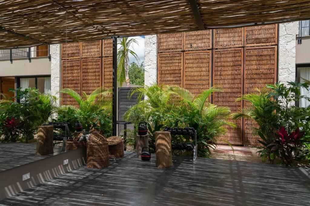 Ferienwohnung Departamento Boho Chic, Alberca Privada , Centrico Tulum Exterior foto