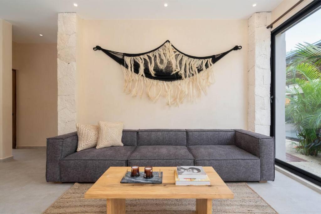 Ferienwohnung Departamento Boho Chic, Alberca Privada , Centrico Tulum Exterior foto