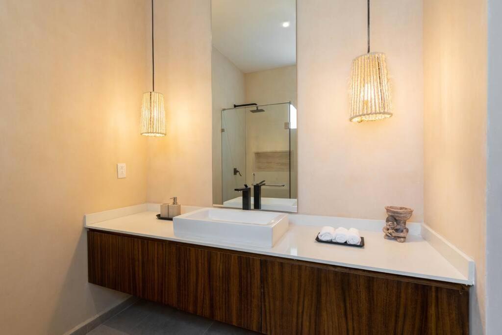 Ferienwohnung Departamento Boho Chic, Alberca Privada , Centrico Tulum Exterior foto