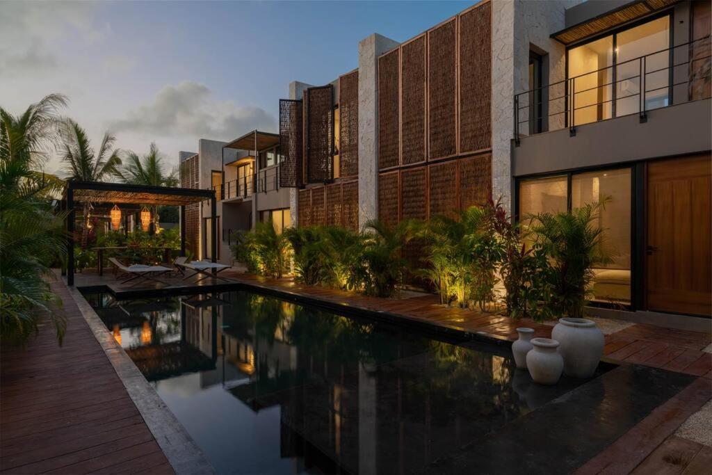 Ferienwohnung Departamento Boho Chic, Alberca Privada , Centrico Tulum Exterior foto